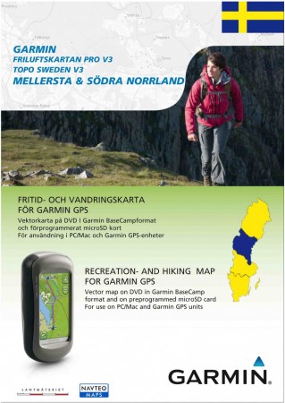Friluftskartan Pro Ver 3 Mellersta/S Norrland
